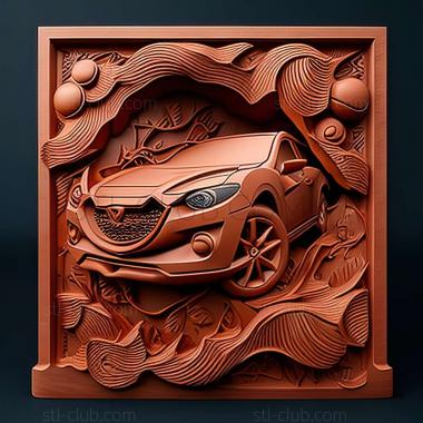 3D мадэль Mazda3 MPS (STL)